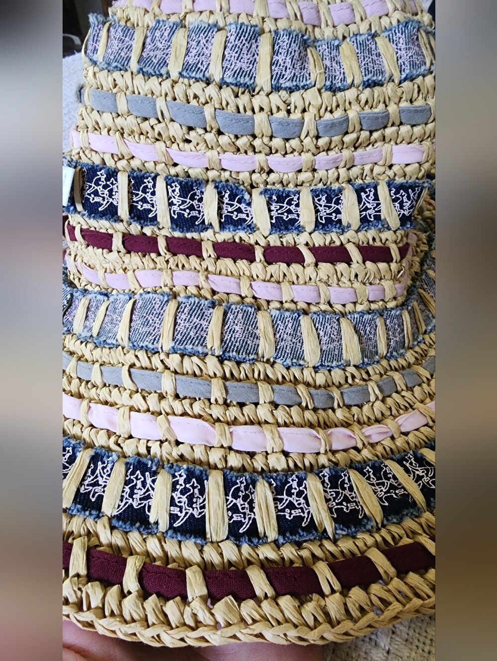 Kangol Handmade Paper Rag Weave Straw Hat - Picture 2 of 6